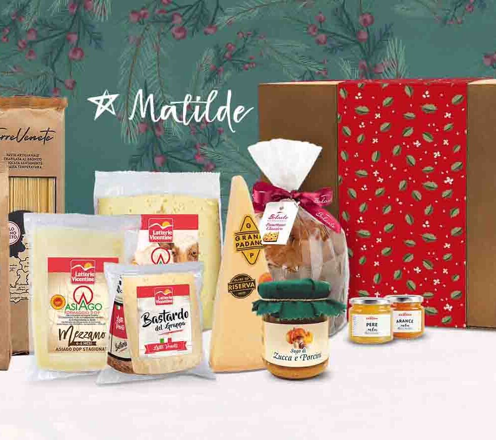 cesto natale matilde - latterie vicentine