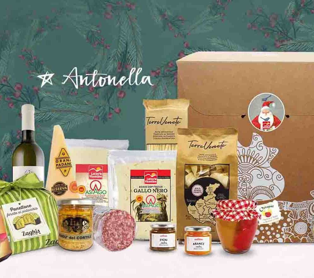 Cesto natale antonella - Latterie vicentine