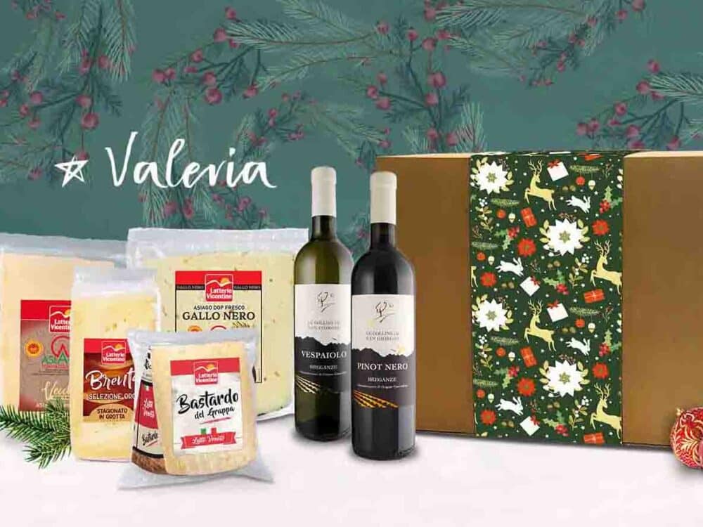 cesto natale valeria - latterie vicentine