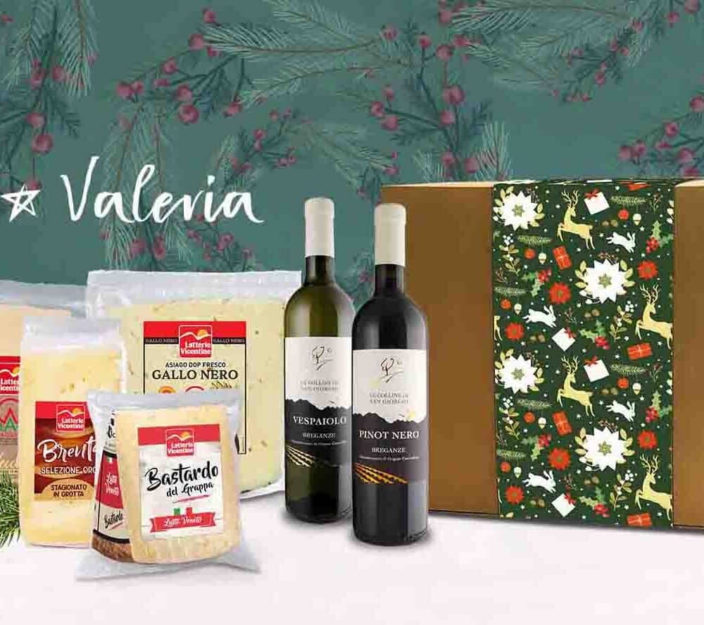 cesto natale valeria - latterie vicentine